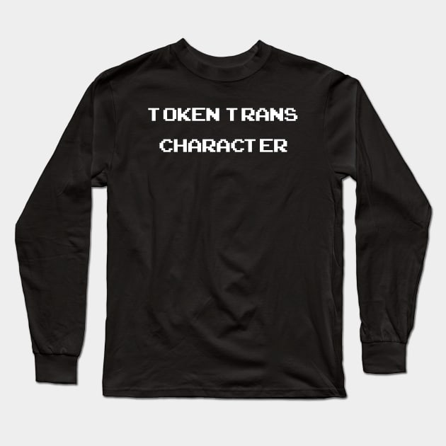 TOKEN TRANS CHARACTER - DIVERSITY SERIES Long Sleeve T-Shirt by FunsizedHuman